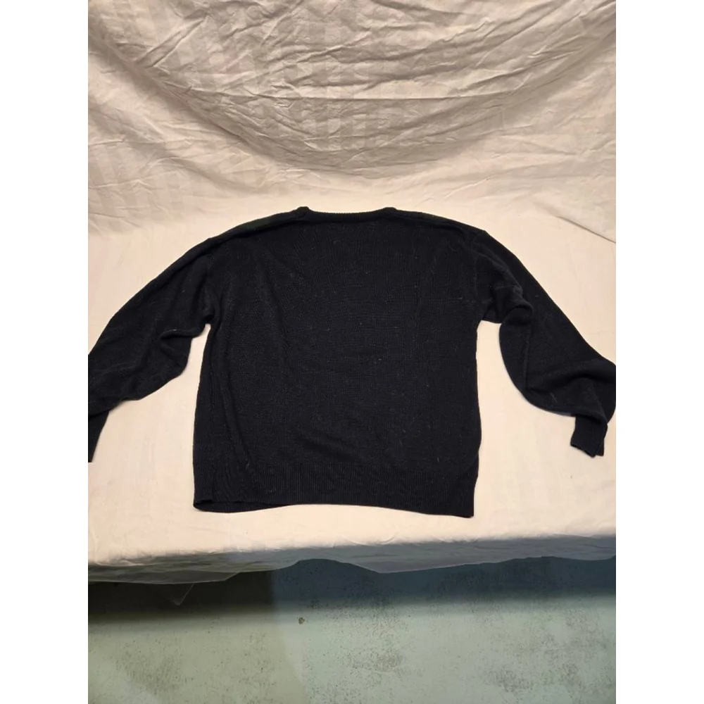Navy Croft & Barrow Men's Argyle Sweater Size M